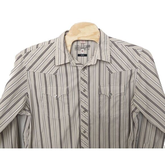 Vintage‎ 1990’s Guess Diamond Pearl Snap Skully Style Shirt Mens XXL - Picture 1 of 14
